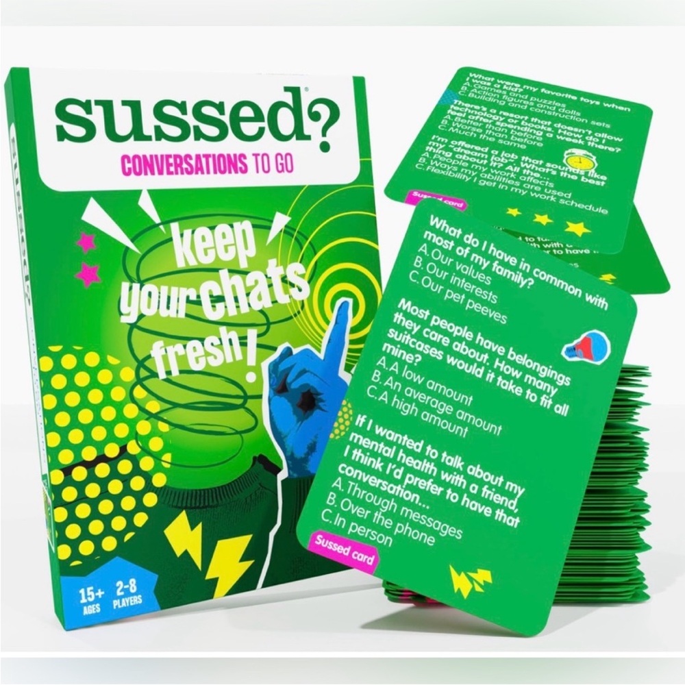 SUSSED "What Would You Do?" Pocket-Sized Question Conversations To Go Card Game